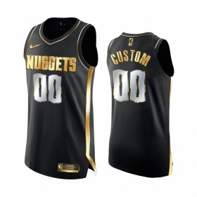 Dres Denver Nuggets Prilagođeni 2020-21 Crna Golden Edition Swingman